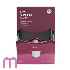 MyCoffeeCup Megabox Espresso Rounge 100 Kapseln, Bio